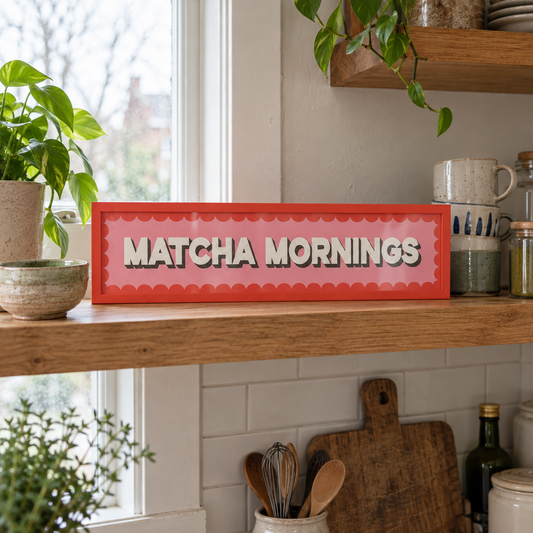 BB panorama 2026 | matcha-mornings-panoramic-print | setting