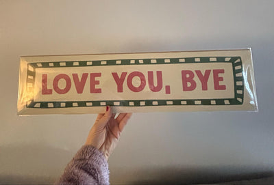 Customer photo — Love You, Bye Panoramic Print