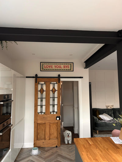 Customer photo — Love You, Bye Panoramic Print