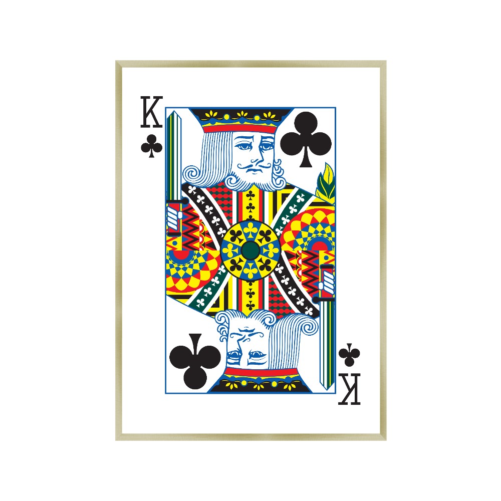 King Of Clubs Print