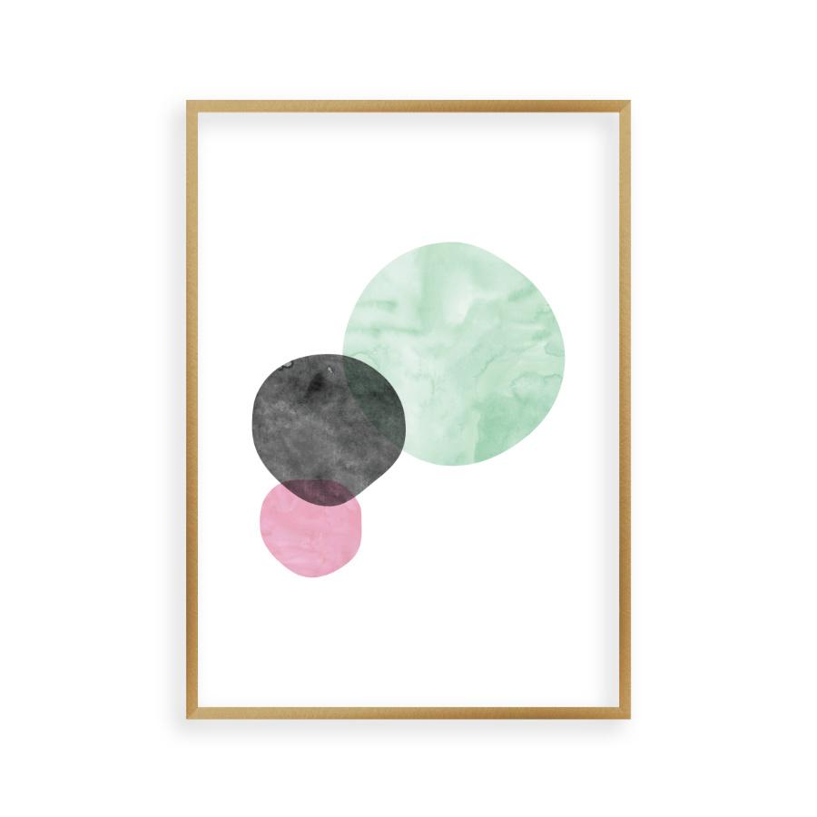 Bubbles Watercolour Print - Blim & Blum