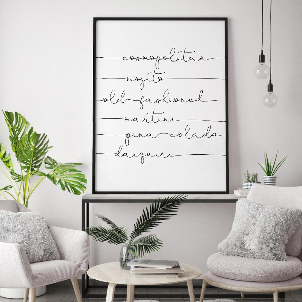 Cocktails Print - Blim & Blum