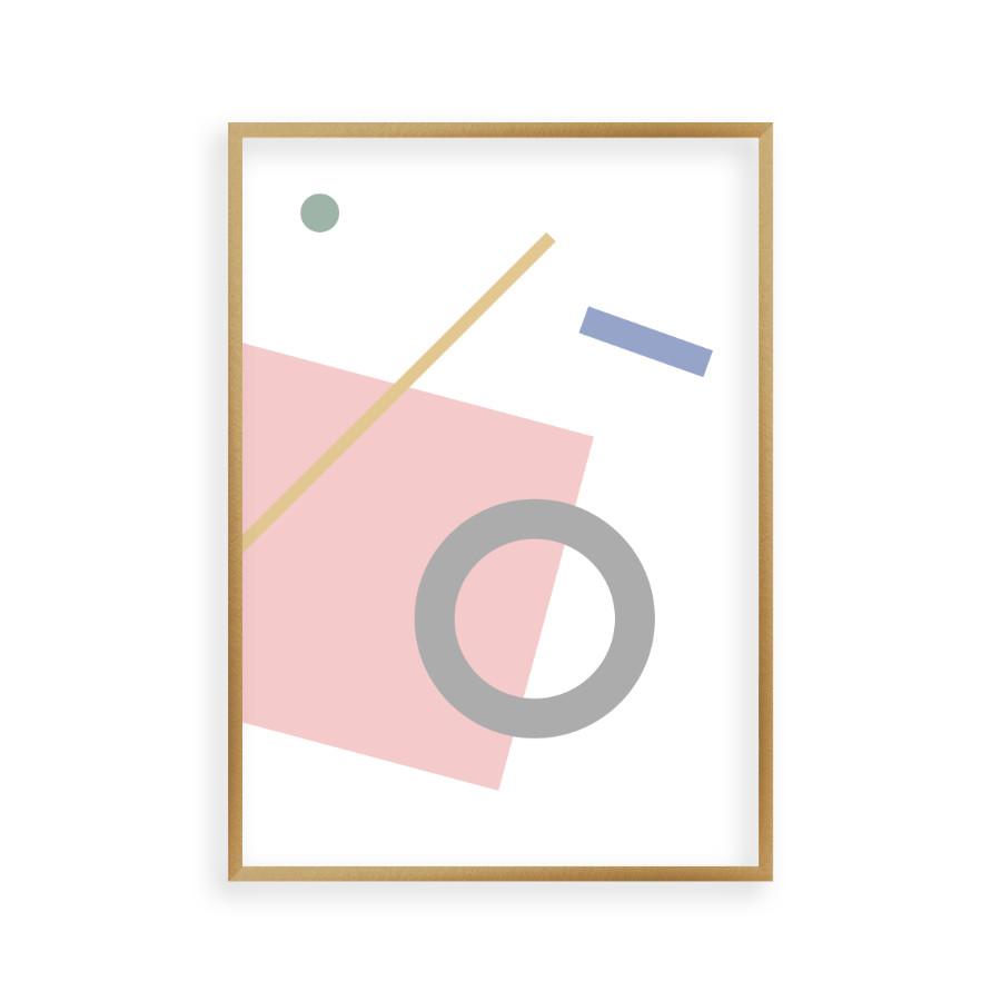 Floating Shapes Print - Blim & Blum