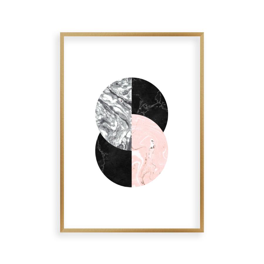 Circles Marble Print - Blim & Blum