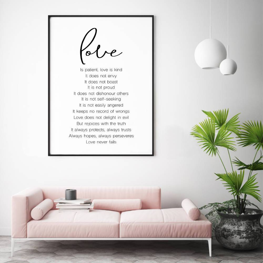 Love is Patient Love Is Kind Print - Blim & Blum