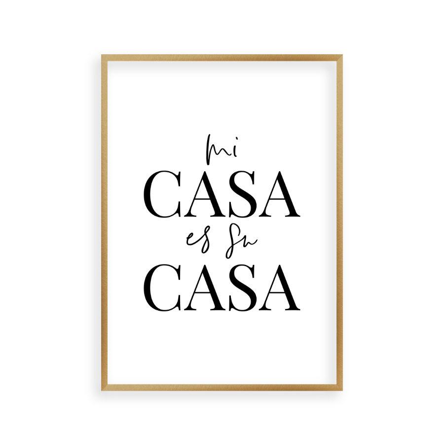 Mi Casa Es Su Casa Print - Blim & Blum