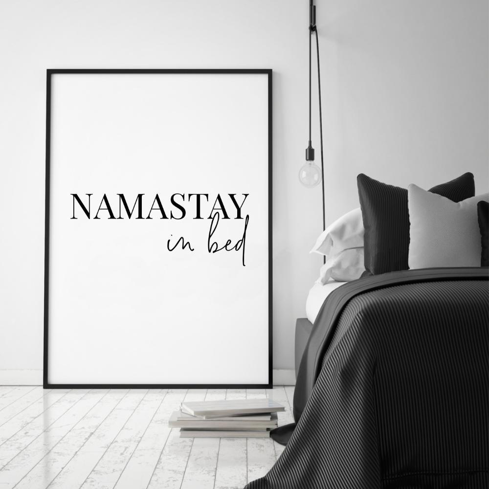 Namastay In Bed Print - Blim & Blum