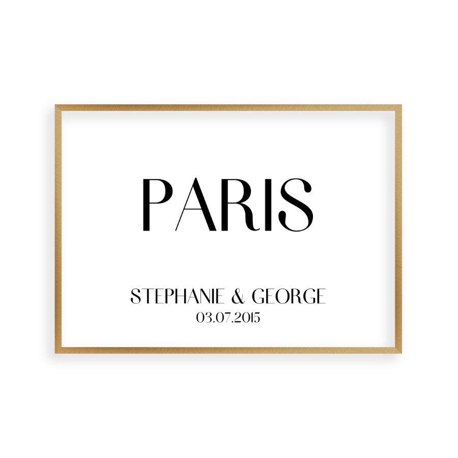 Personalised Destination Print - Blim & Blum