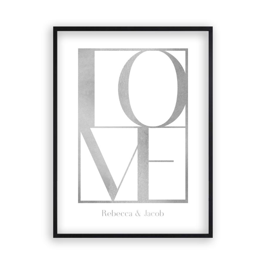 Personalised Love Print - Blim & Blum