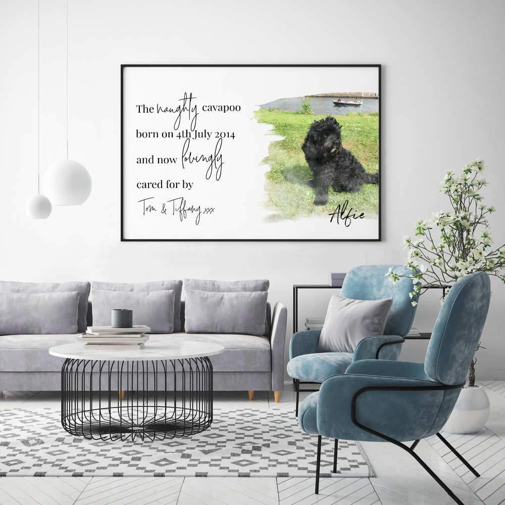 Personalised Pet Photo Print - Blim & Blum