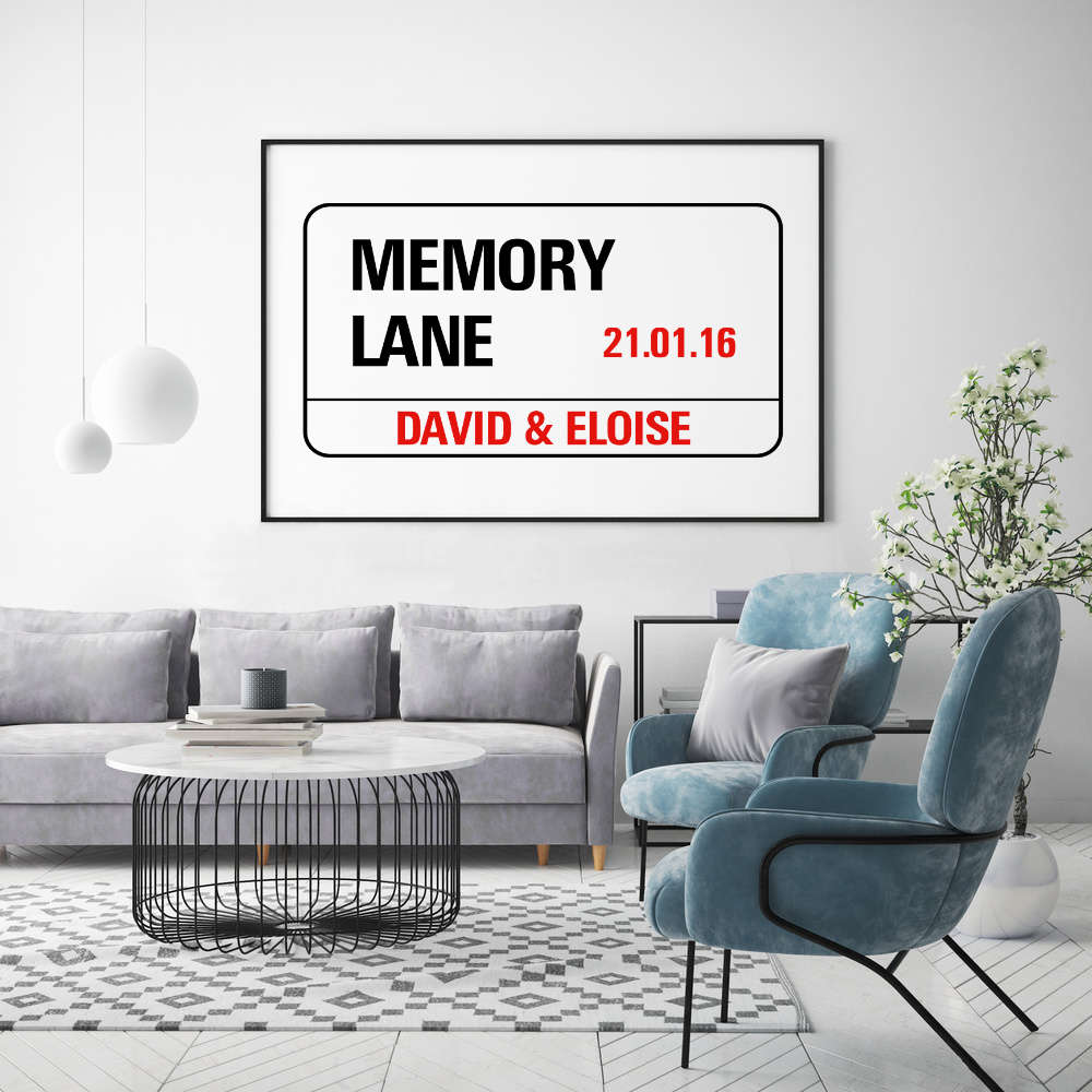 Personalised Wedding London Street Sign