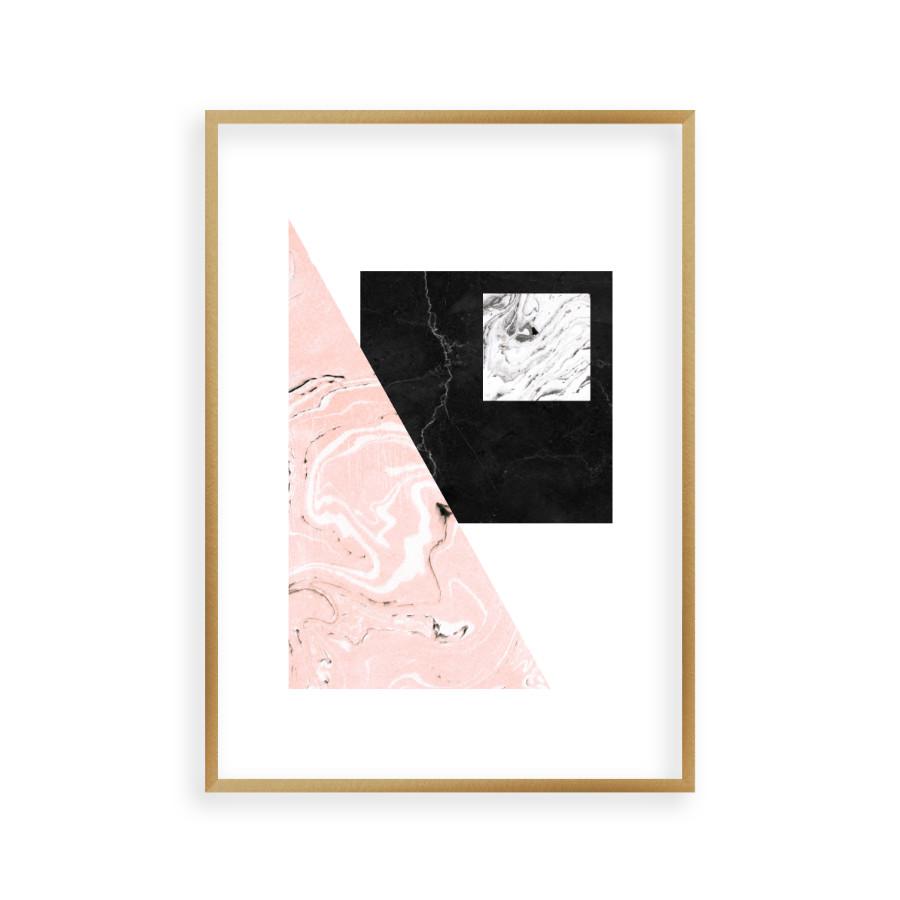 Shapes Marble Print - Blim & Blum