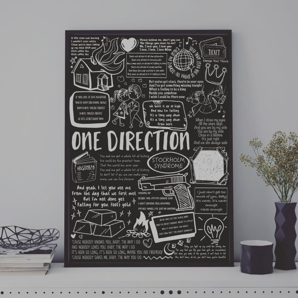 One Direction Album Print