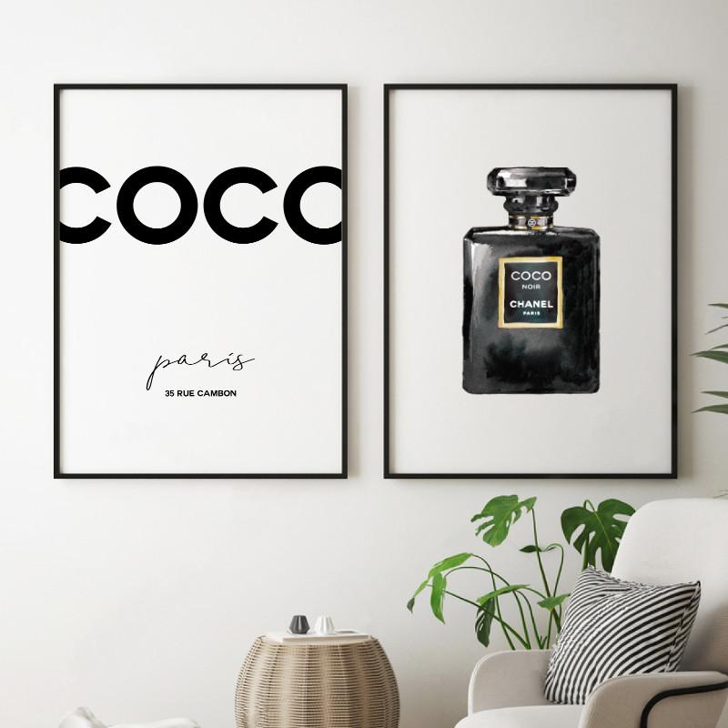 Coco Chanel Perfume Bottle Print - Blim & Blum