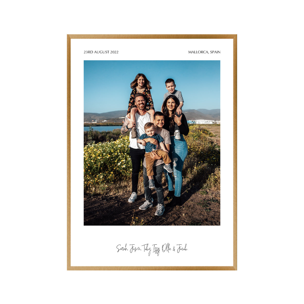 Personalised Family Photo Print
