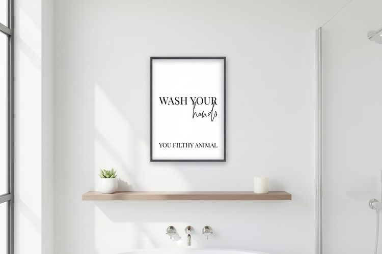 Bathroom Quote Prints