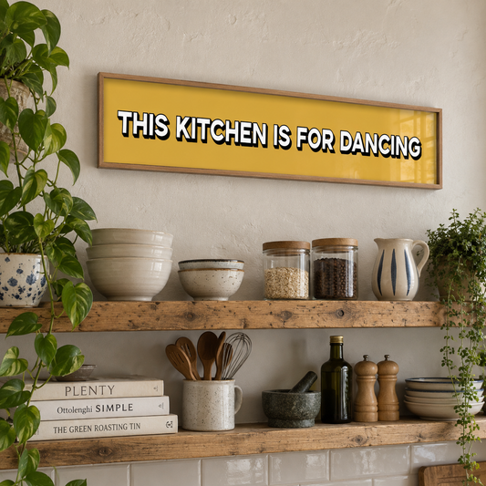 BB panorama natural 2026 | this-kitchen-is-for-dancing-panoramic-print | close