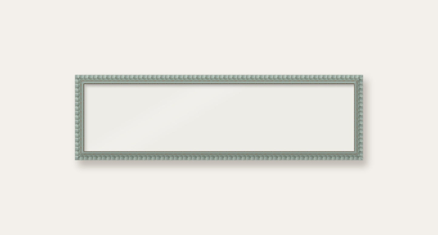 Pale Grey bobbin panoramic frame, 60cm x 15cm, frame only
