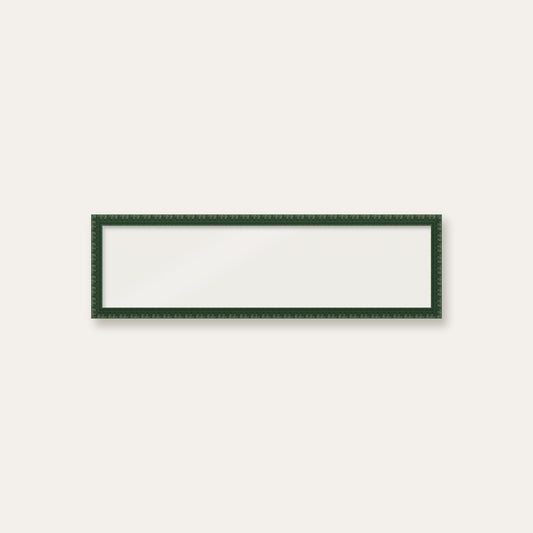 Dark Green bobbin panoramic frame, 60cm x 15cm, frame only