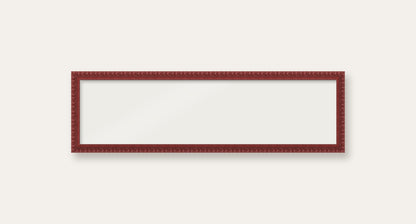 Dark Red bobbin panoramic frame, 60cm x 15cm, frame only