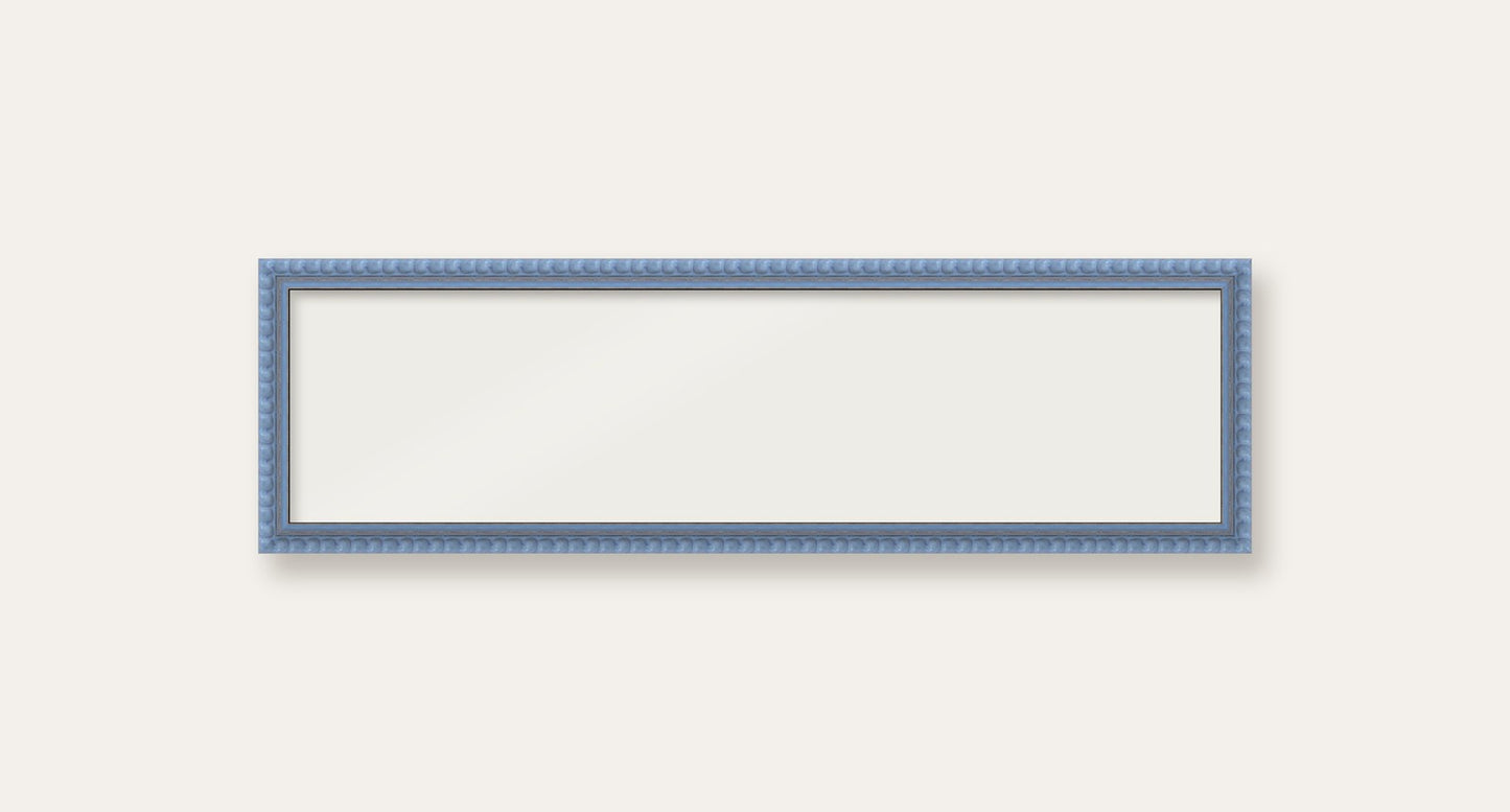 Sky Blue bobbin panoramic frame, 60cm x 15cm, frame only