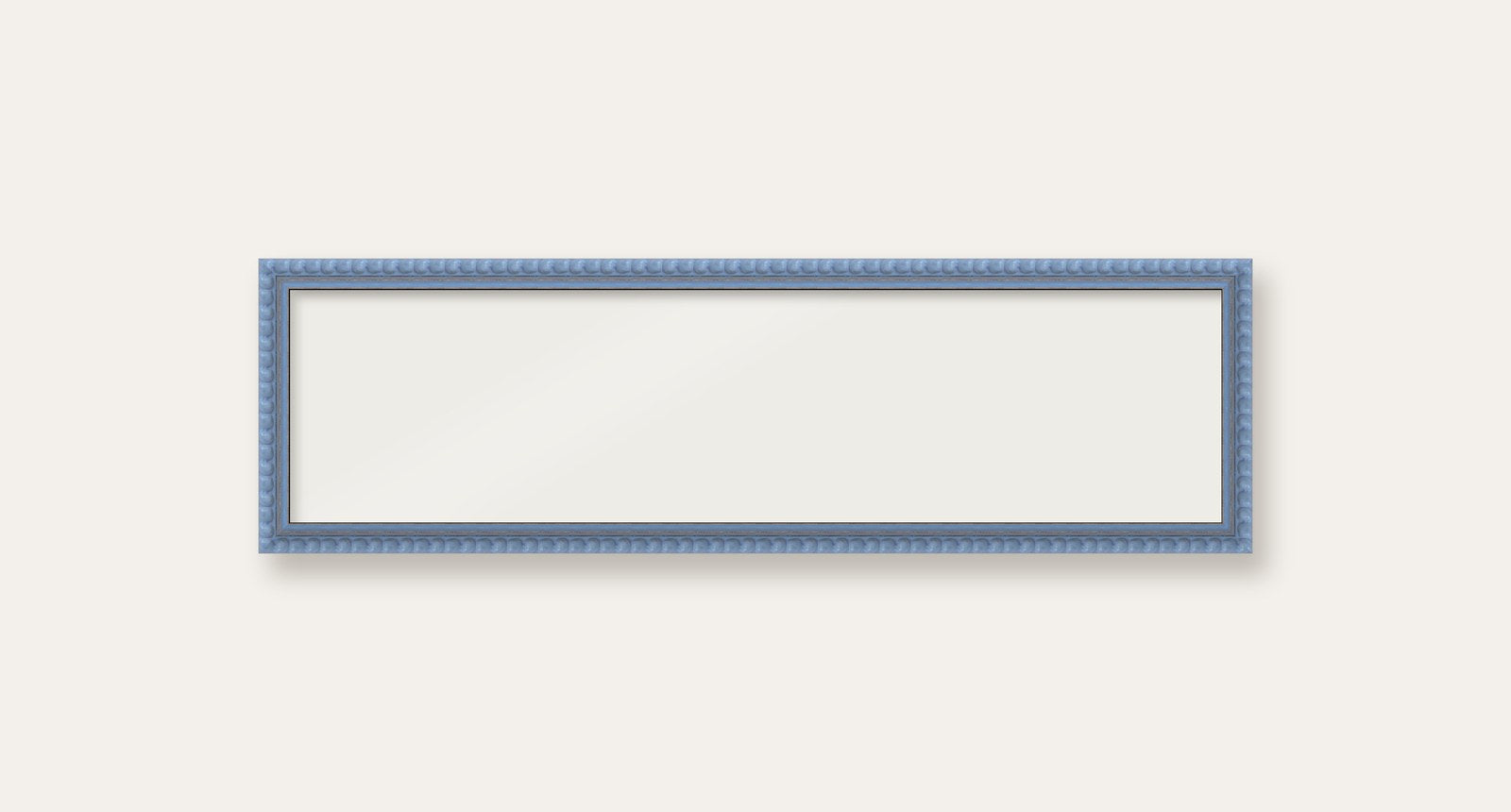 Sky Blue bobbin panoramic frame, 60cm x 15cm, frame only