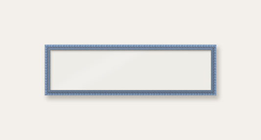 Sky Blue bobbin panoramic frame, 60cm x 15cm, frame only