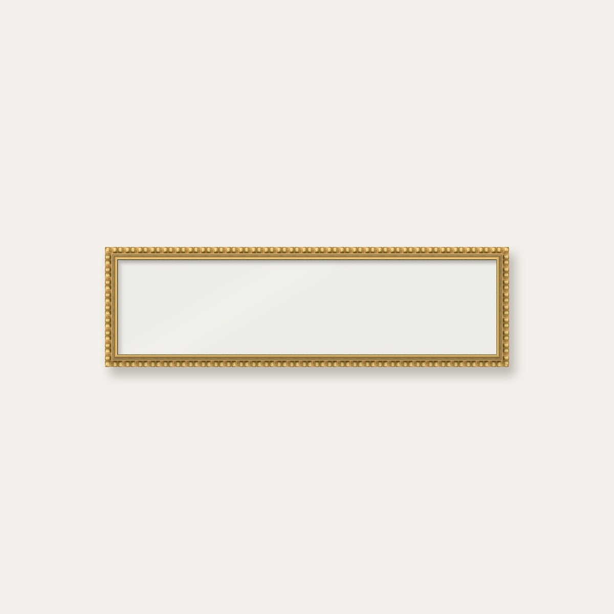 Gold bobbin panoramic frame, 60cm x 15cm, frame only