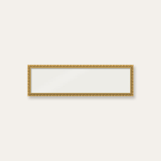 Gold bobbin panoramic frame, 60cm x 15cm, frame only