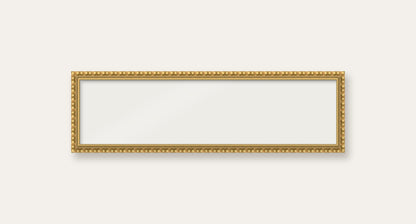 Gold bobbin panoramic frame, 60cm x 15cm, frame only