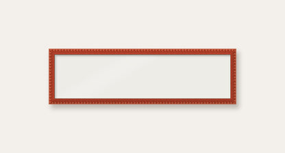Red bobbin panoramic frame, 60cm x 15cm, frame only