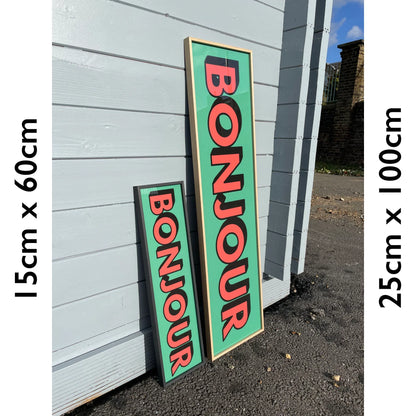 Bonjour Panoramic Print