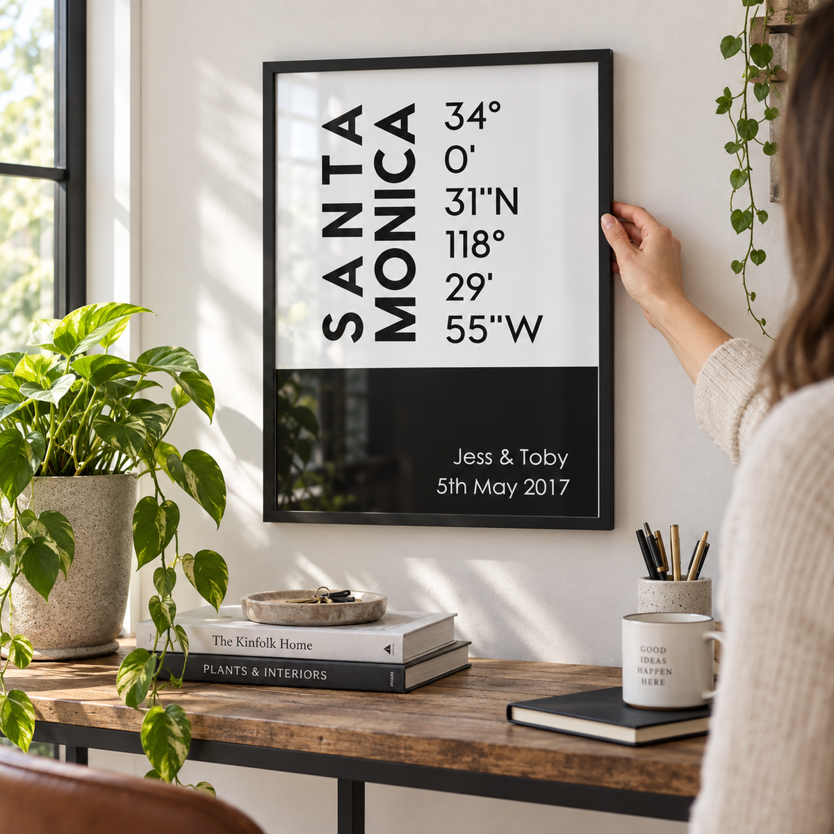 BB anniversary lifestyle 2026 | personalised-coordinates-print | wide