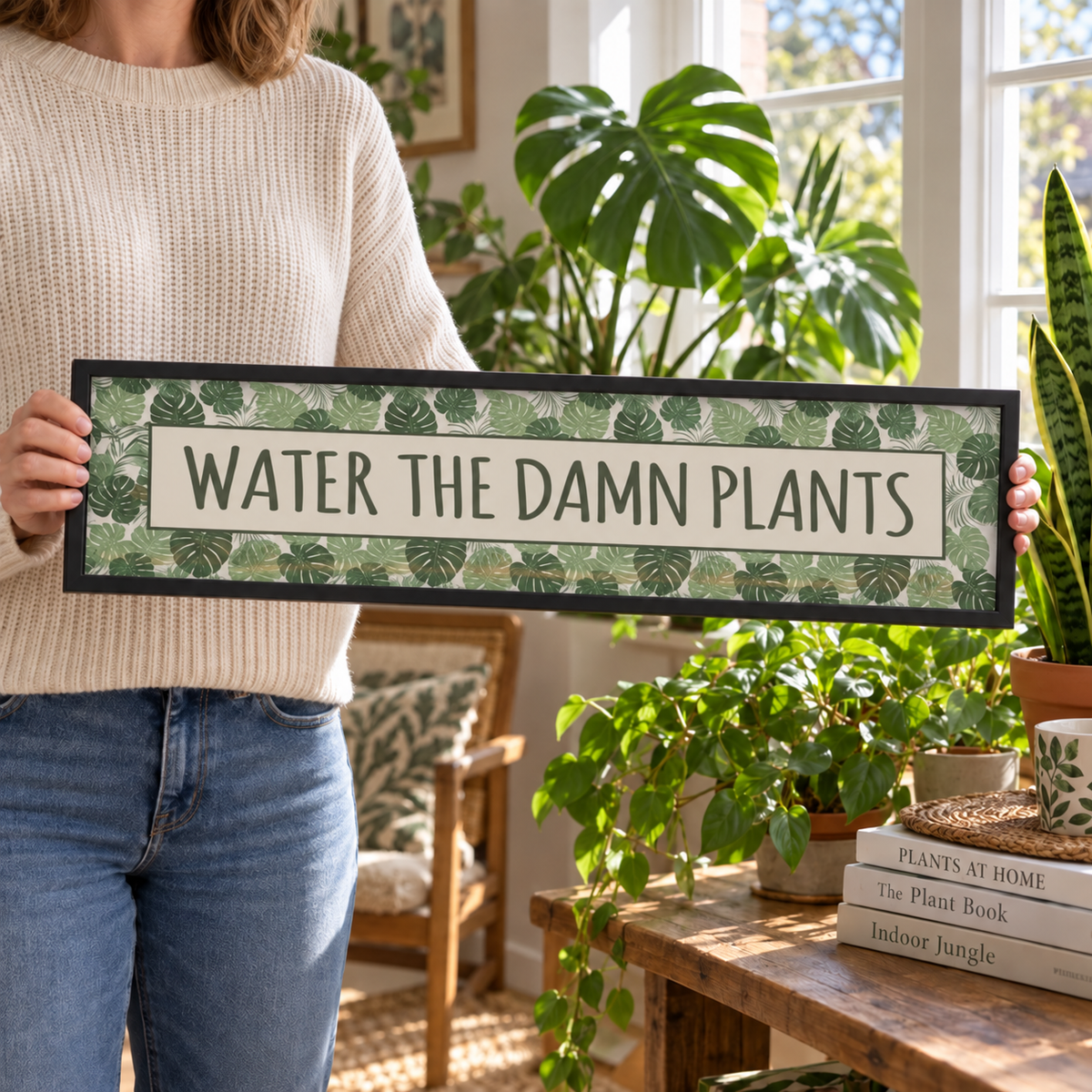 BB panorama 2026 | water-the-damn-plants-panoramic-print | held