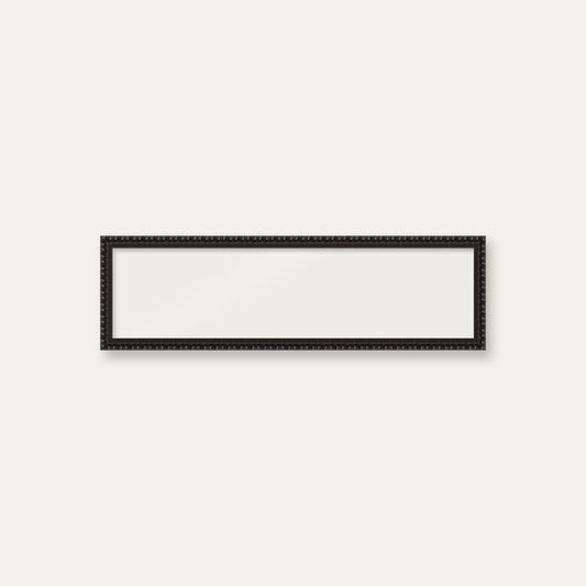Black bobbin panoramic frame, 60cm x 15cm, frame only