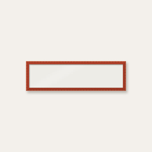 Red bobbin panoramic frame, 60cm x 15cm, frame only