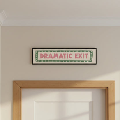 Dramatic Exit Panoramic Print