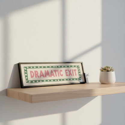Dramatic Exit Panoramic Print