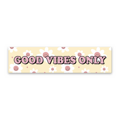 Good Vibes Only panoramic print, unframed