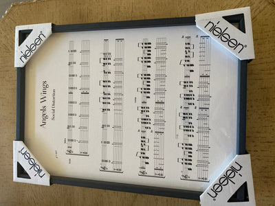 Customer photo — Personalised Song Sheet Music Print