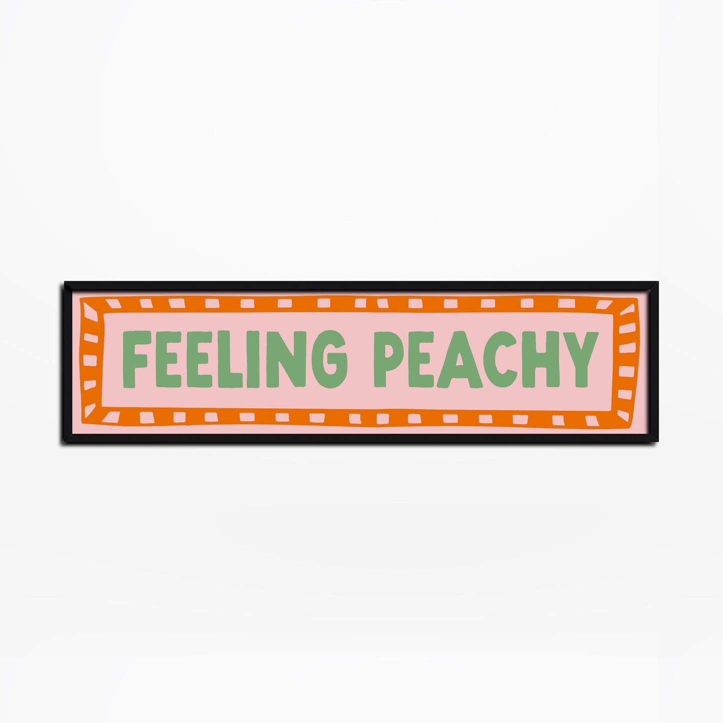 Feeling Peachy Panoramic Print