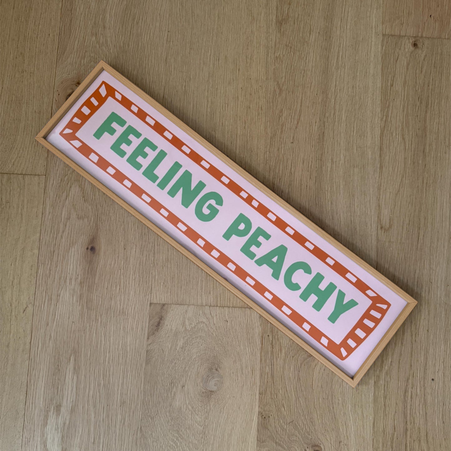 Feeling Peachy Panoramic Print