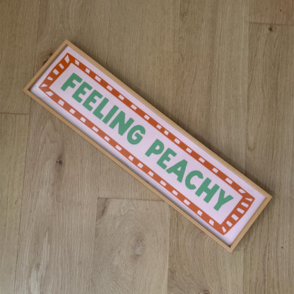 Feeling Peachy Panoramic Print