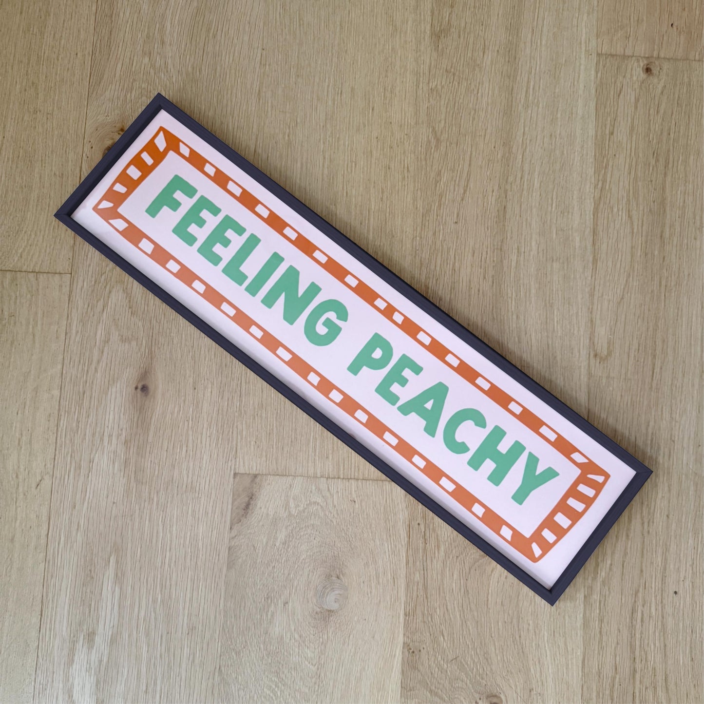 Feeling Peachy Panoramic Print