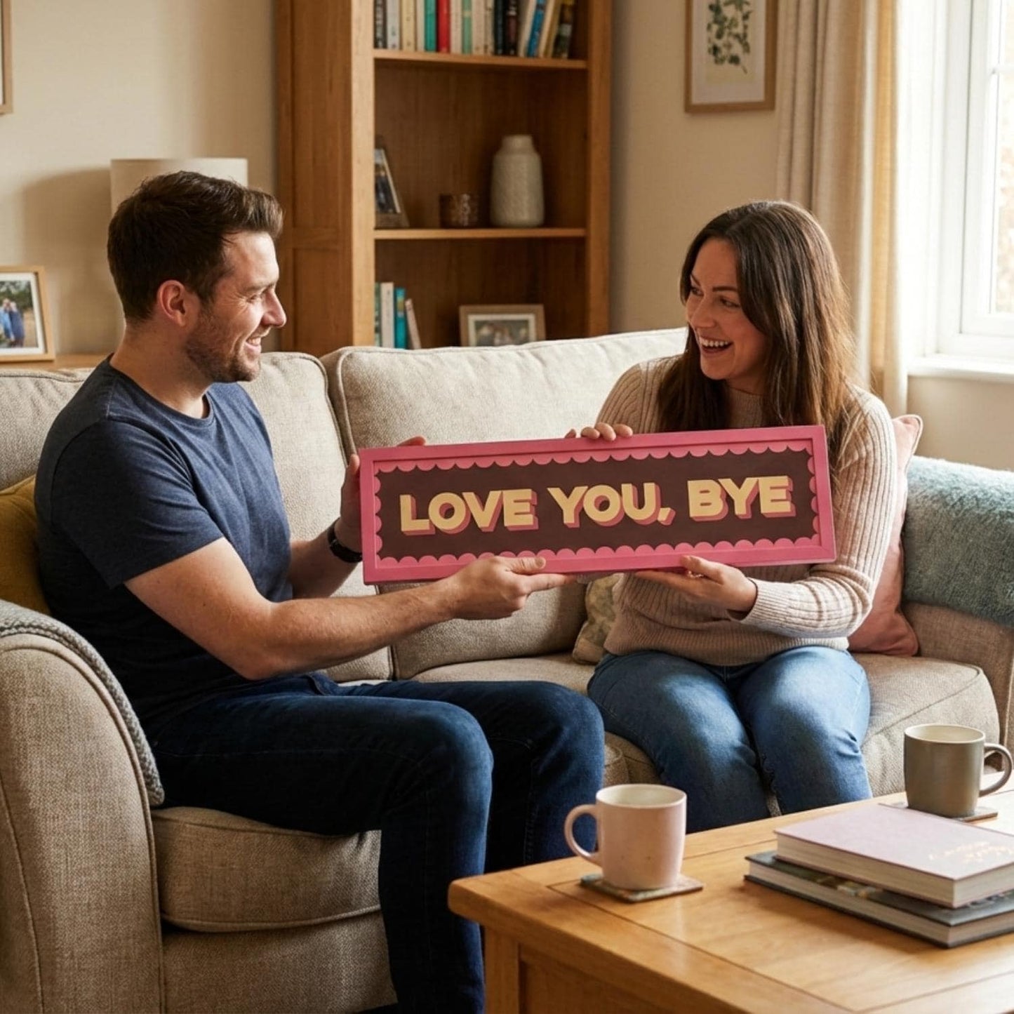 Love You, Bye Panoramic Print