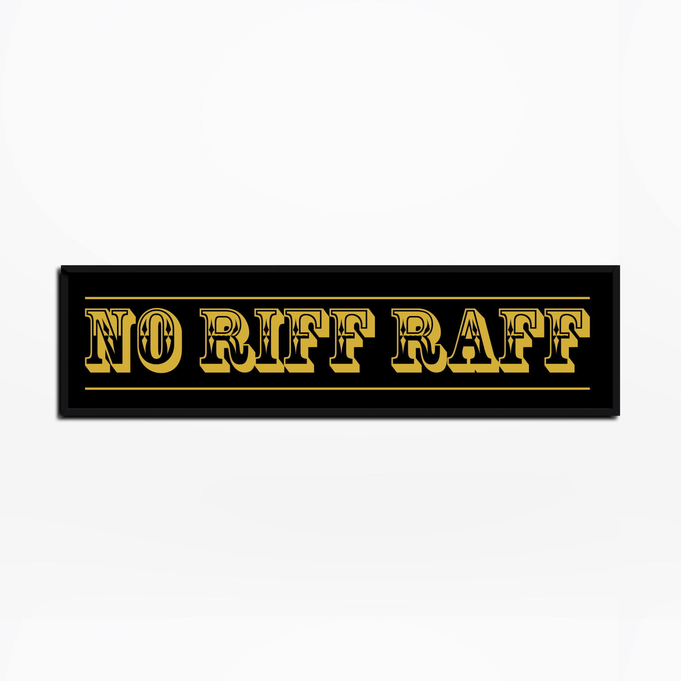 No Riff Raff Please Svg Decorate your home with this colourful and bold design featuring the ...