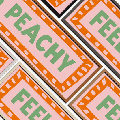 Feeling Peachy Panoramic Print