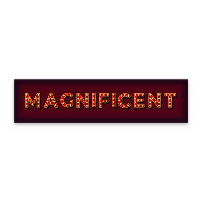 Magnificent Marquee panoramic print, unframed