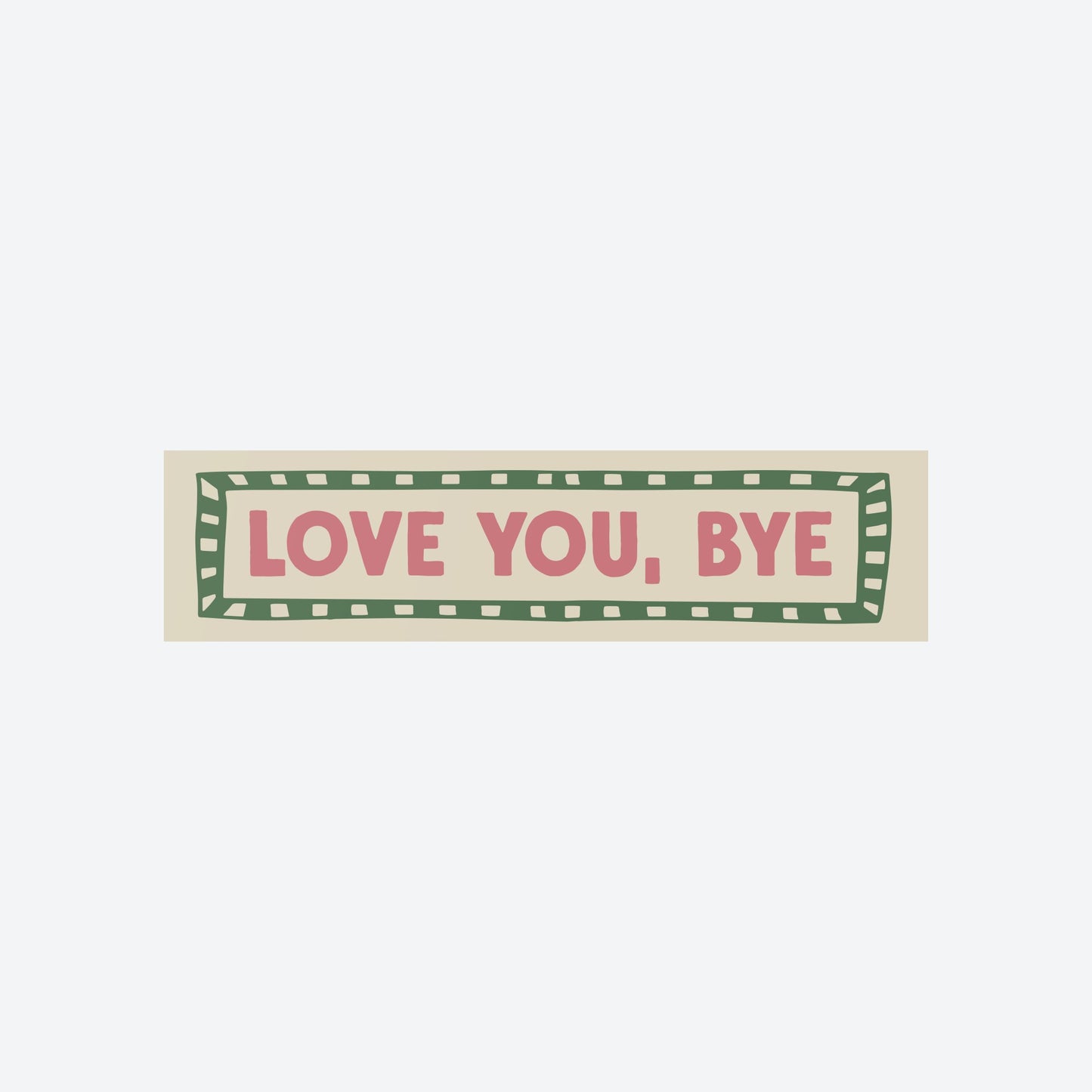 Custom Text Panoramic Wall Art Bobbin Frame