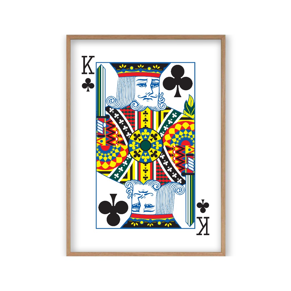 King Of Clubs Print